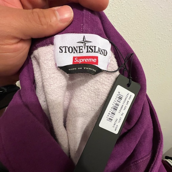 Supreme Stone Island hoodie - Picture 4 of 6